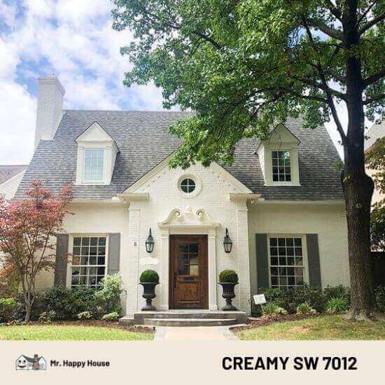 10 Best White Paint Colors for Exterior of House Mr. Happy House