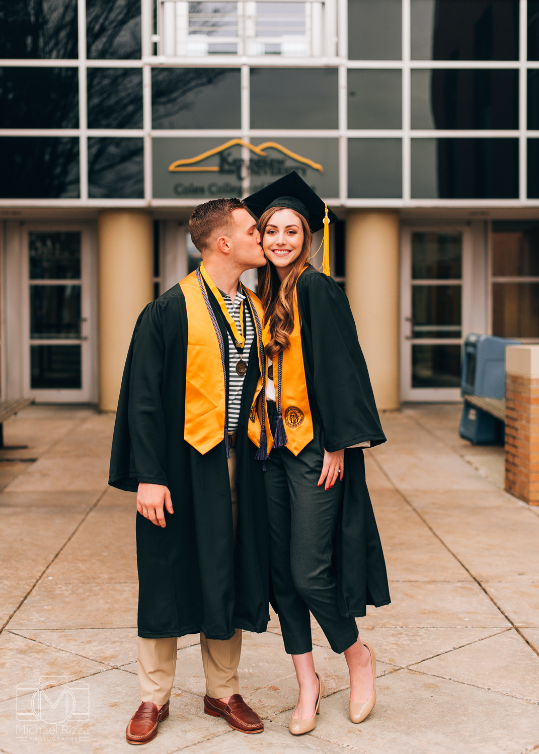 Kennesaw State University Grad Photos KSU Grad Portraits Michael Rizza Photography