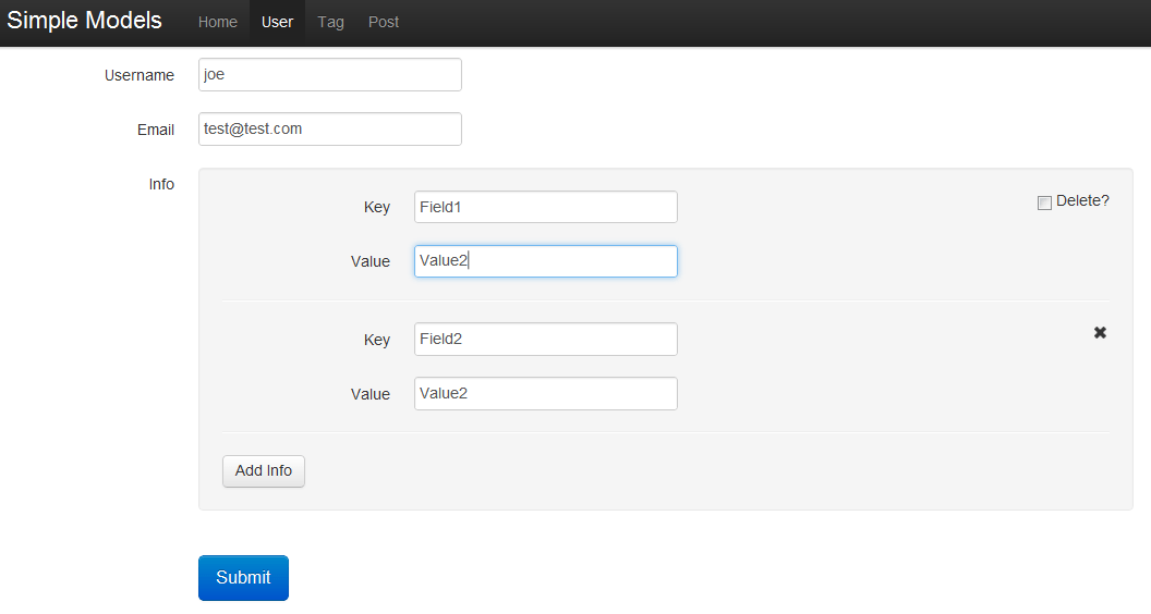 FlaskAdmin 1.0.2 Eat at Joe's