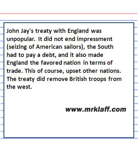 Jay Treaty Apush Sat Mr Klaff