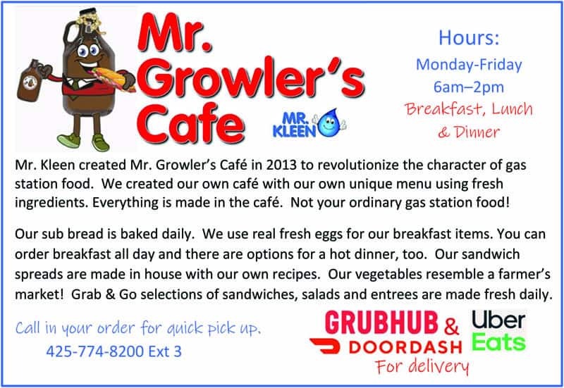 Growler Cafe Mr. Kleen