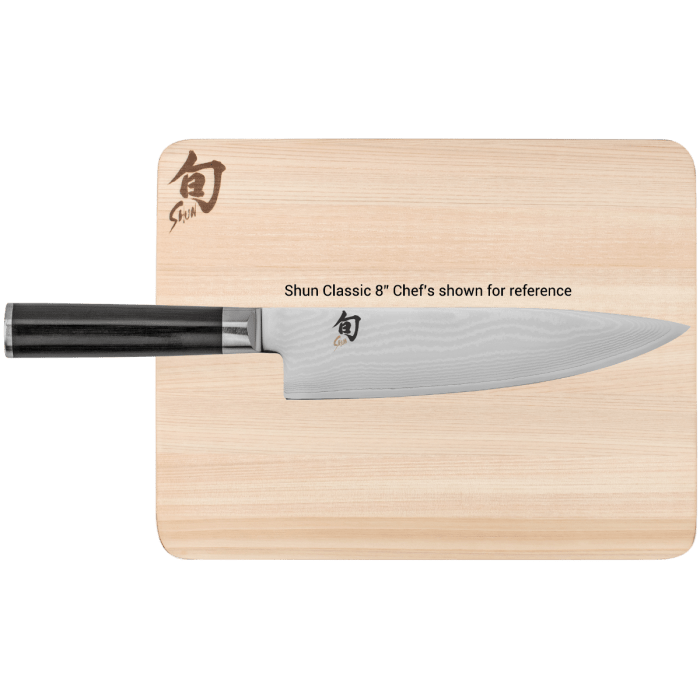 Shun Small Hinoki Cutting Board DM0814 Mr. KnifeGuy®