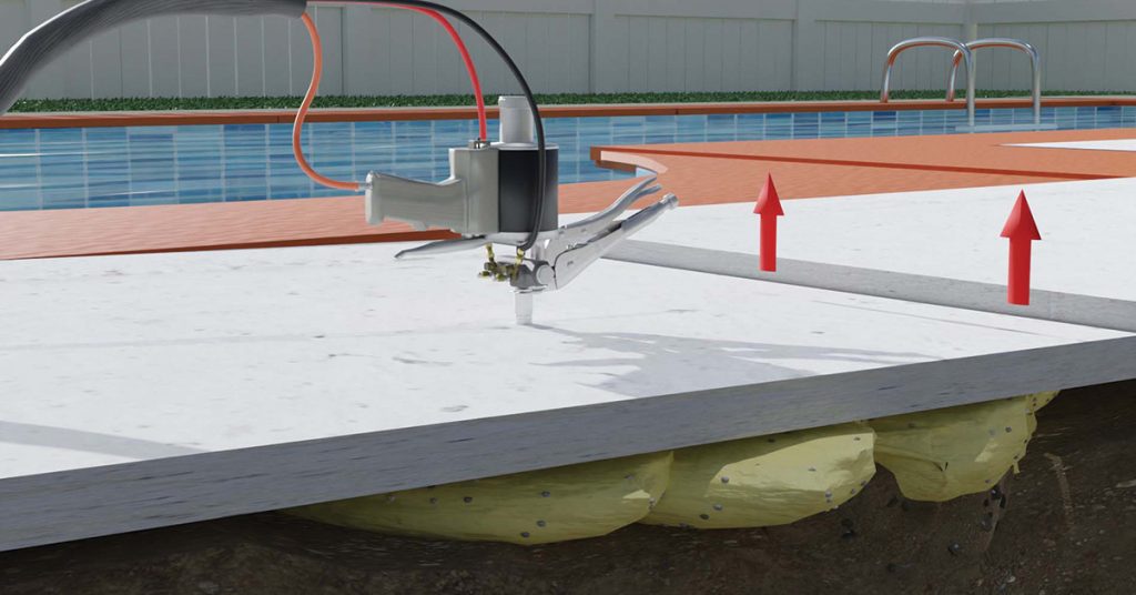 Pool Deck Leveling Mr. Level