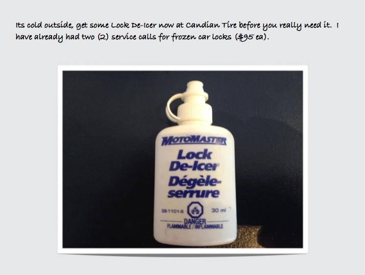 How to Unfreeze a Frozen Car Lock: Snow For Metro Vancouver