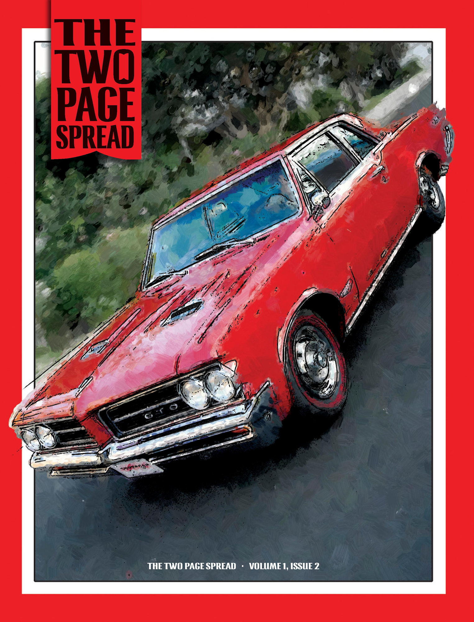 The Two Page Spread A New Auto Magazine Where Content Is A Beautiful