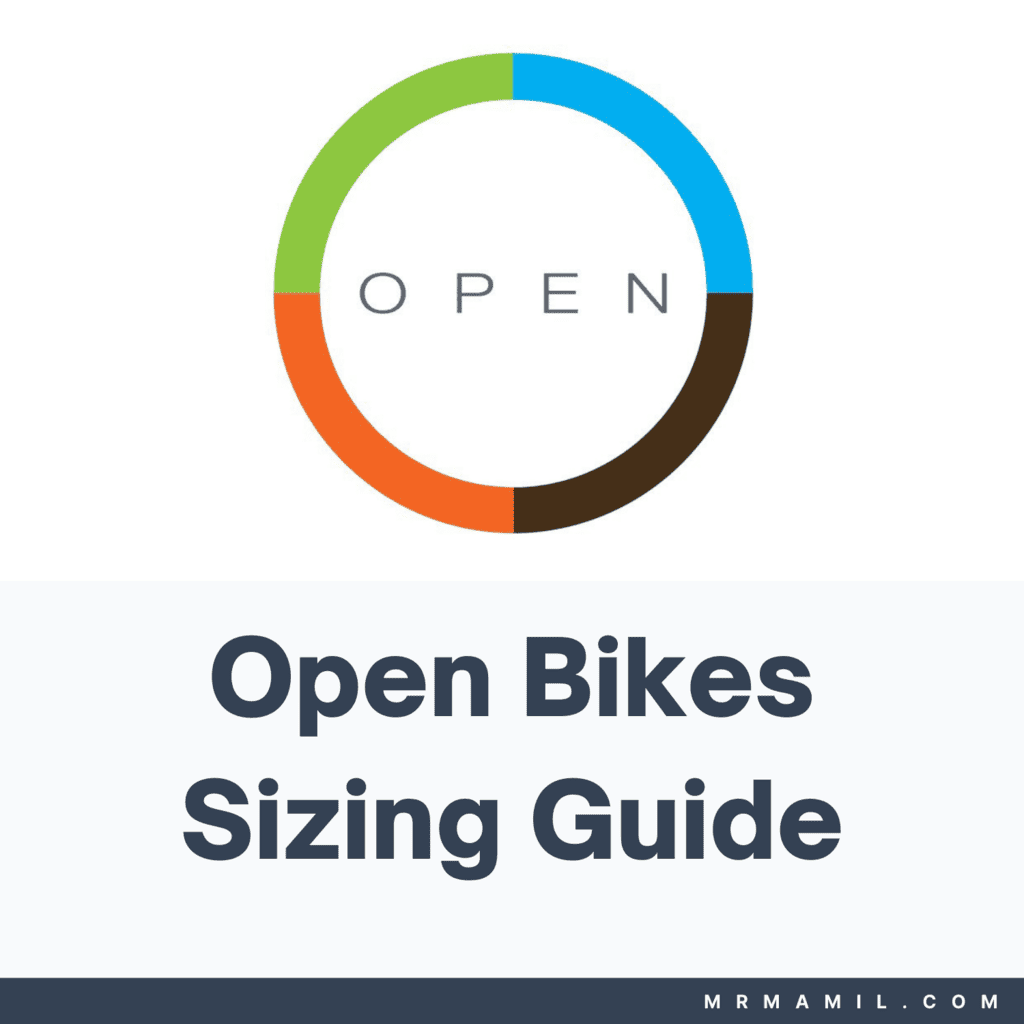 Open Cycle Sizing Chart and Guide (2023) Mr. MAMIL