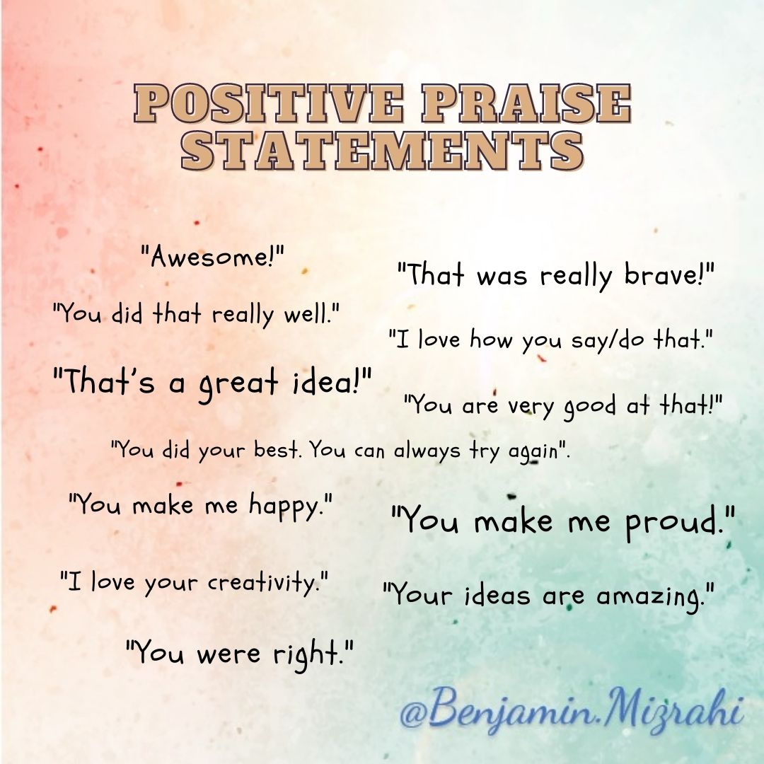 Importance of Praise and Encouragement EXECUTIVE FUNCTIONS COACHING