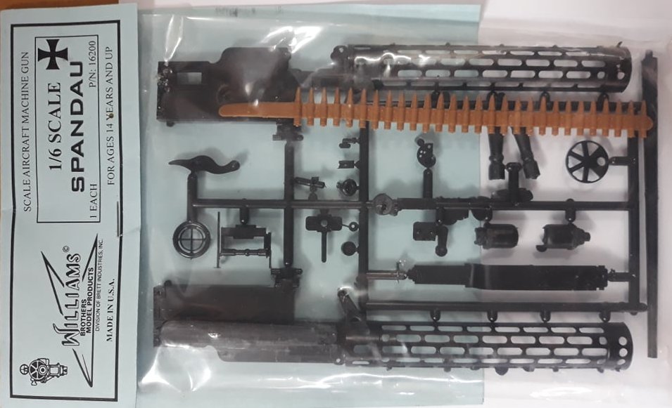 Williams Brothers Models Products Scale Machine Gun 1/6th scale