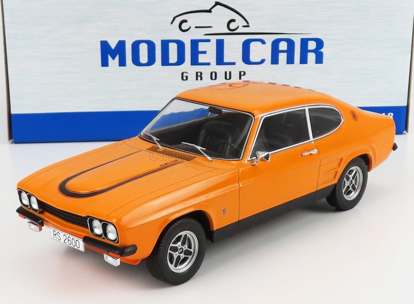 Model Car Group (MCG) 118 Scale Ford Capri MKI RS 2600 Signal