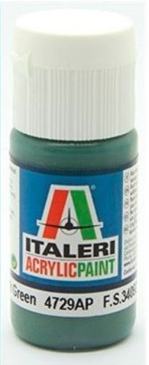 Italeri / Vallejo Acrylic Paint Flat Euro Dark Green 4729 Mr Models