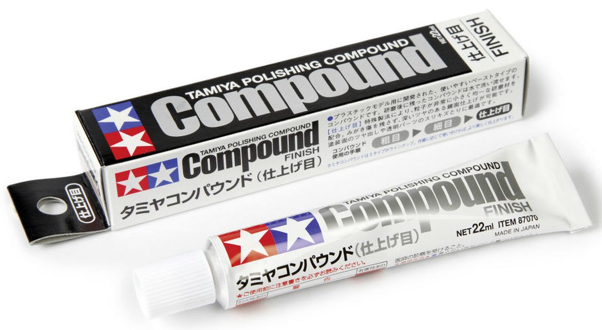 Tamiya Polishing Compound (Finish) 22ml 87070 Mr Models