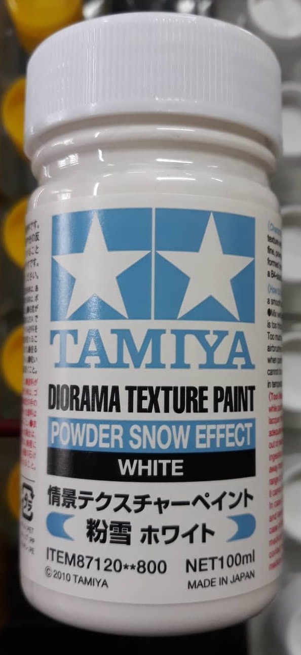 Tamiya Diorama Texture Paint Powder Snow Effect white 87120 Mr