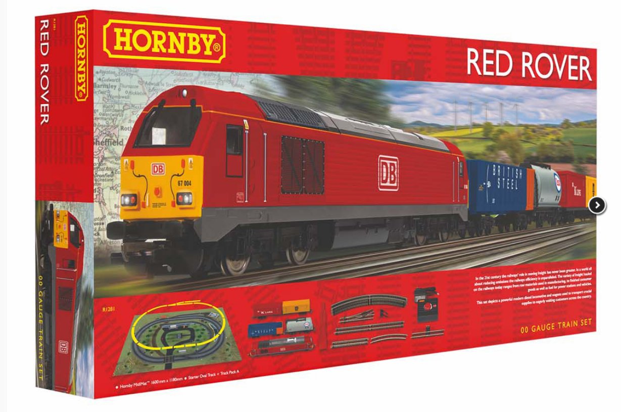 Hornby Train Set Red Rover Train Set R1281 Mr Models