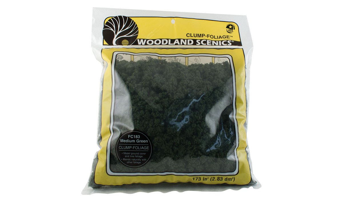 Woodland Scenics Clump Foliage Medium Green FC683 Mr Models
