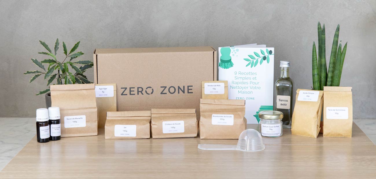 Zero Zone des kits pour fabriquer ses propres produits ménagers