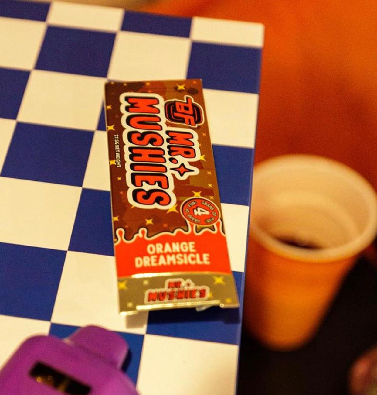 Mr. Mushies Orange Dreamsicle Chocolate Bars for Sale Online Mr. Mushies