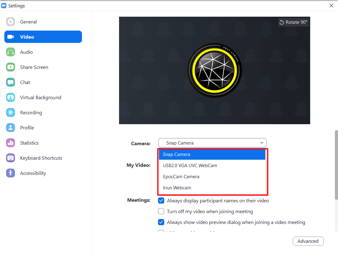 How to use Snap Camera with Zoom App the easiest way? [2020]