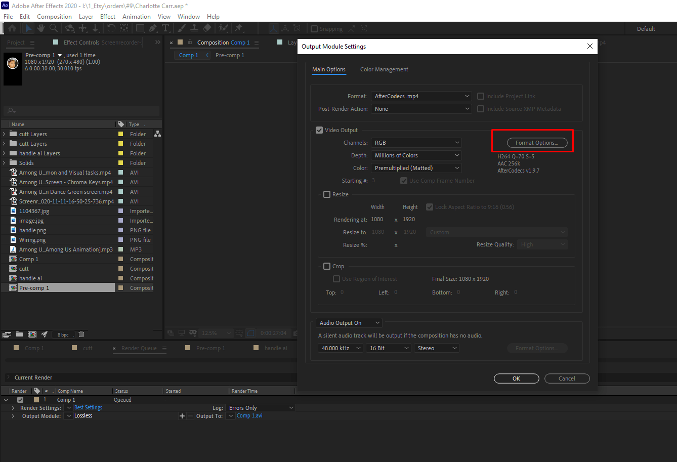 After effects not exporting to media encoder 2022 italylopez