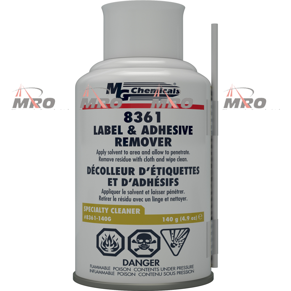 8361-140G Label & Adhesive Remover - 140g Aerosol | Effective Stain Removal