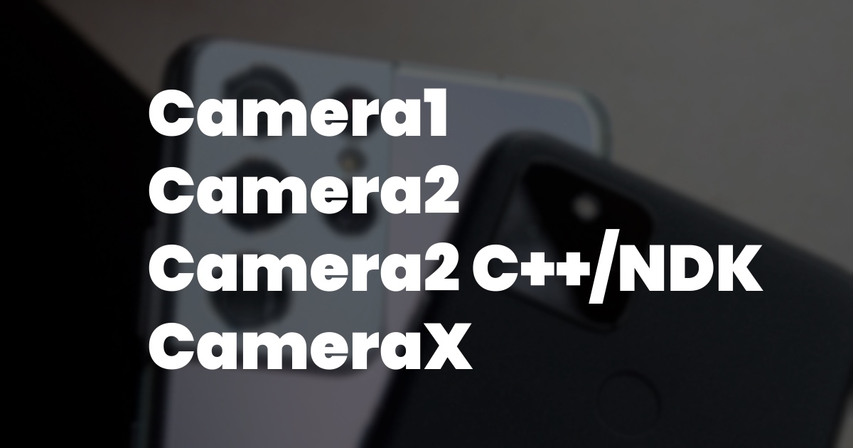 Camera APIs on Android Marc Rousavy