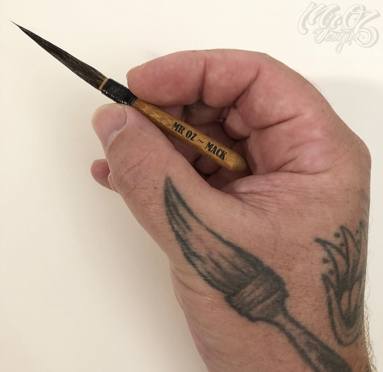 Black 00000 Paint Brush Mr Oz Designs