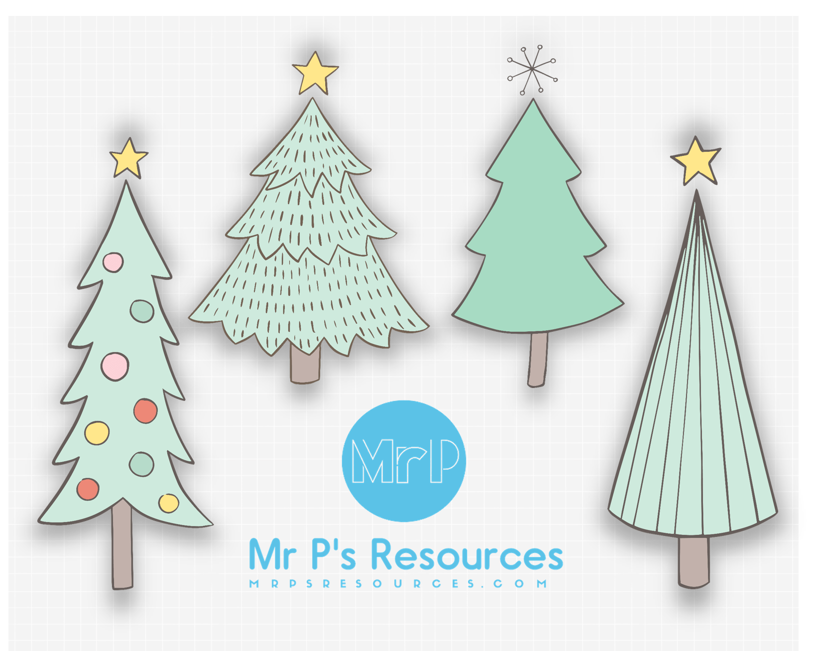 Christmas Tree Print Mr P's Resources