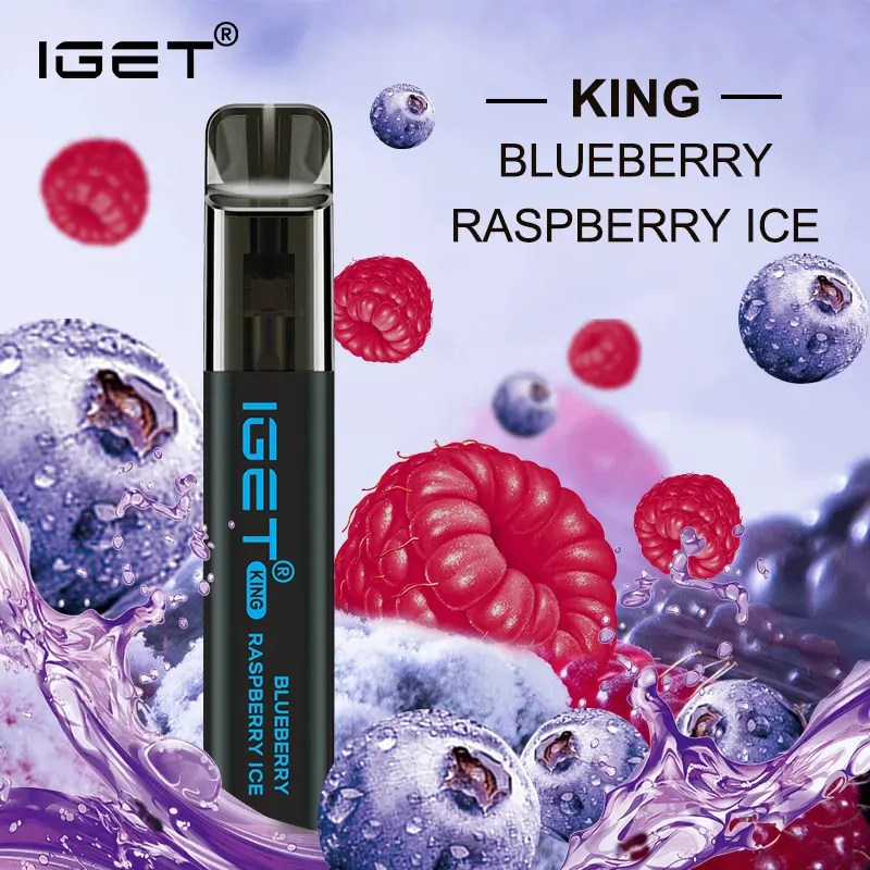 iGET® KING Blueberry Raspberry ice Mr Puff