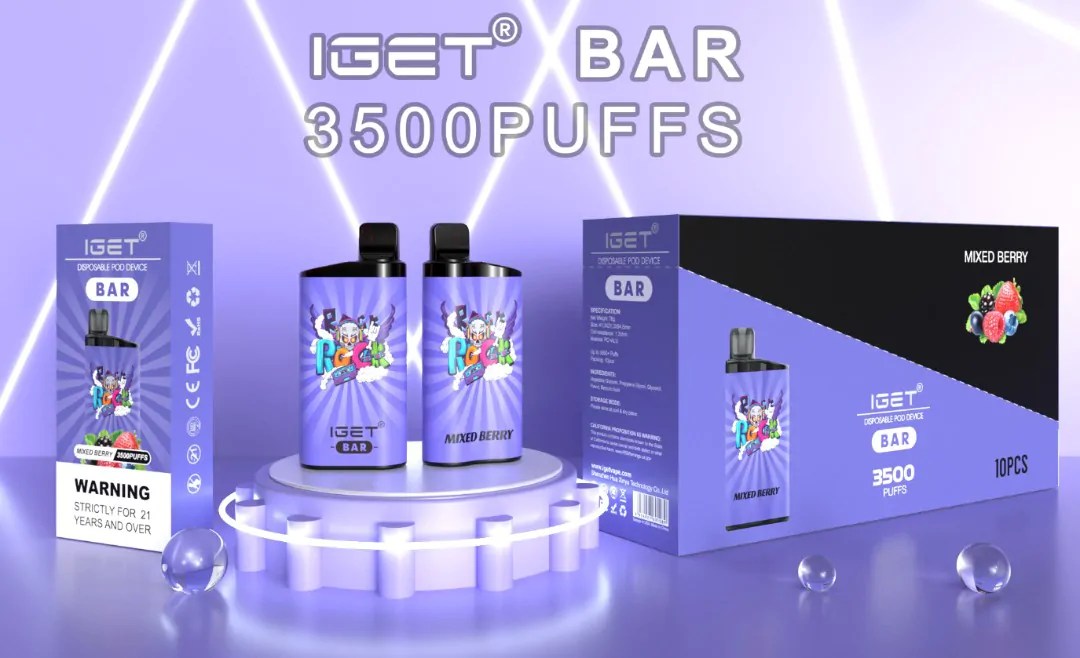 iGET® BAR Mixed Berry (10PCs) Mr Puff