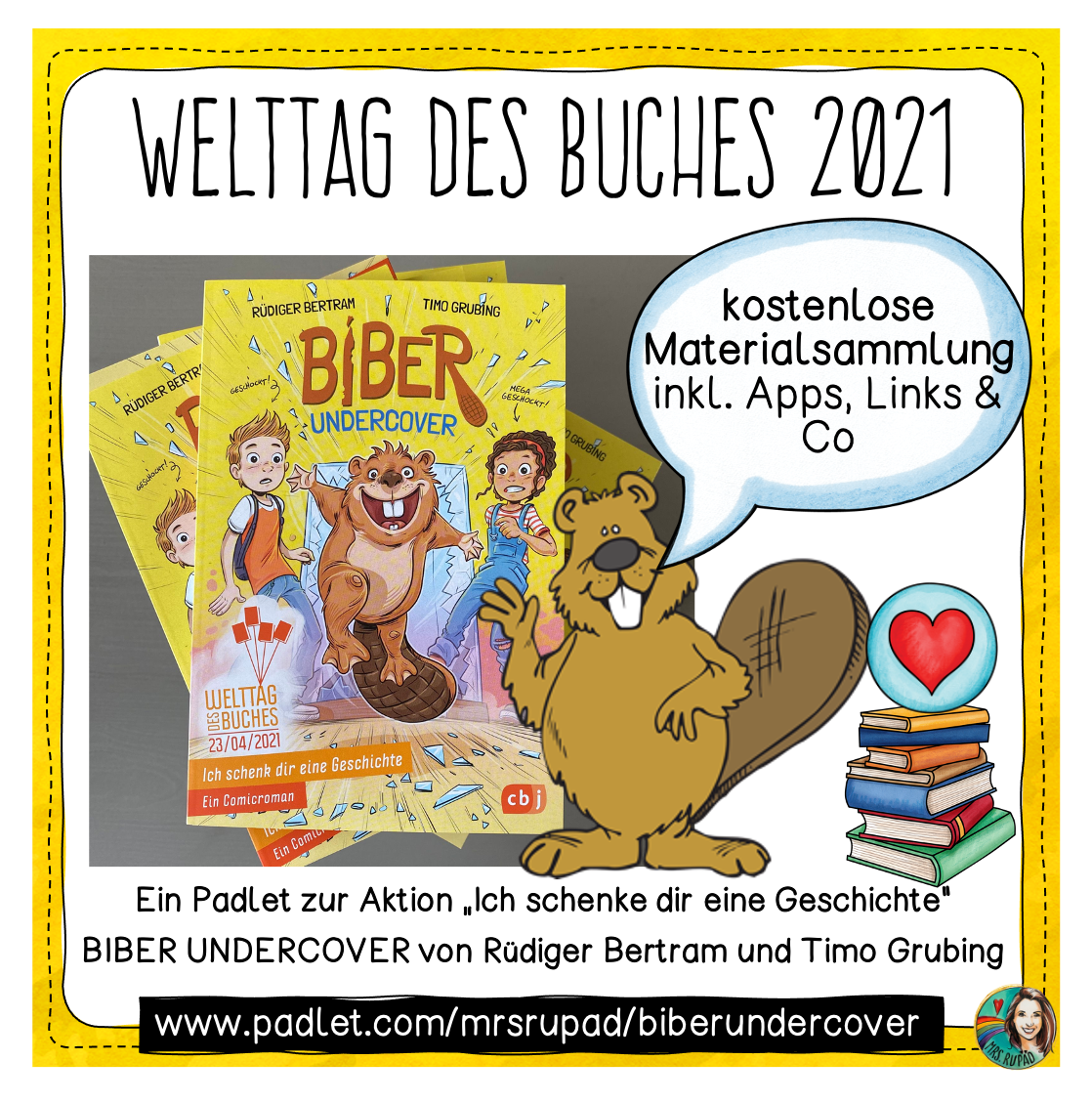 Biber Undercover Materialien zum Buch Mrs.Rupäd