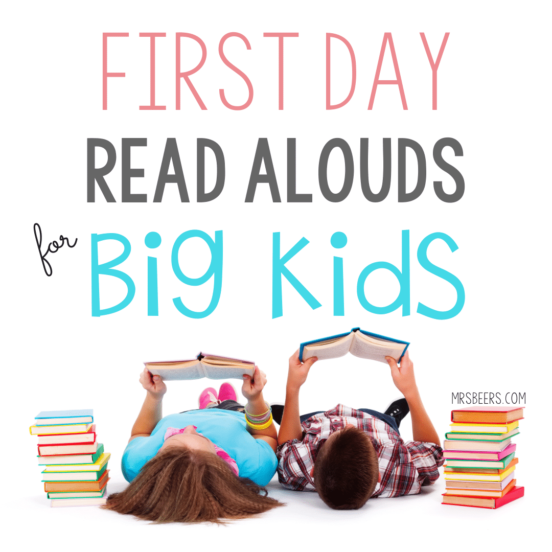 First Day Read Alouds for Middle Grades