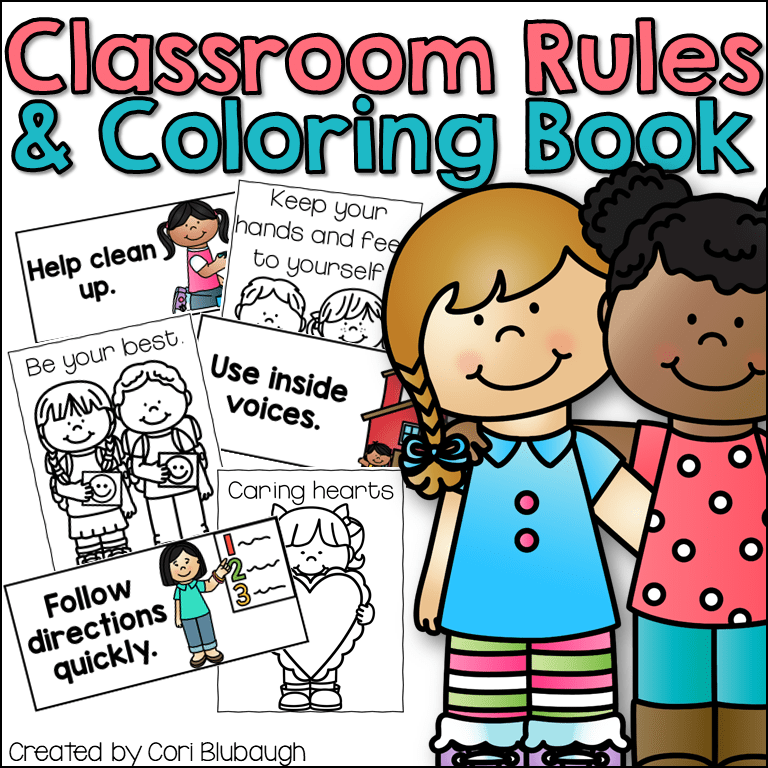 Classroom Rules and Coloring Book Mrs. B’s Beehive