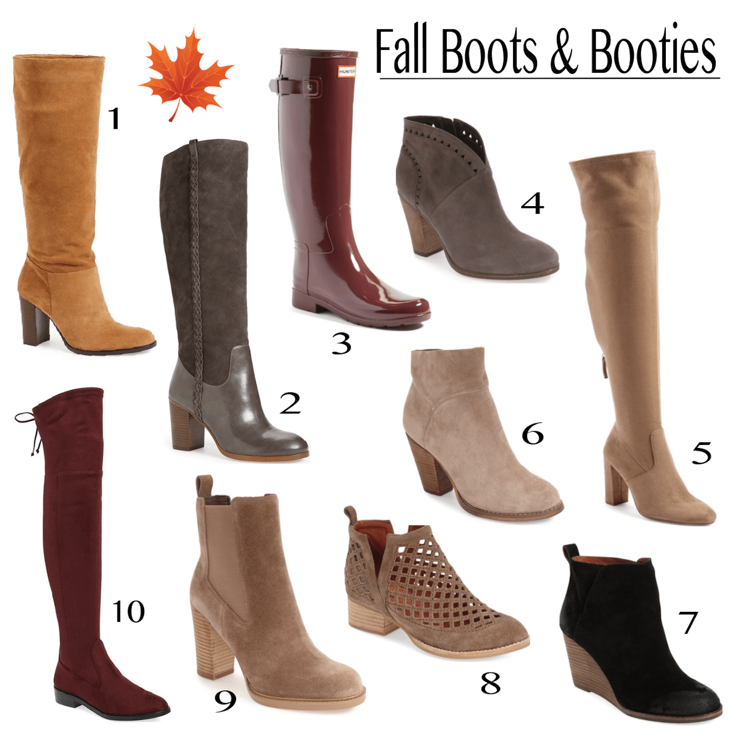 Friday Favorites The Best Fall Boots and Booties MrsCasual
