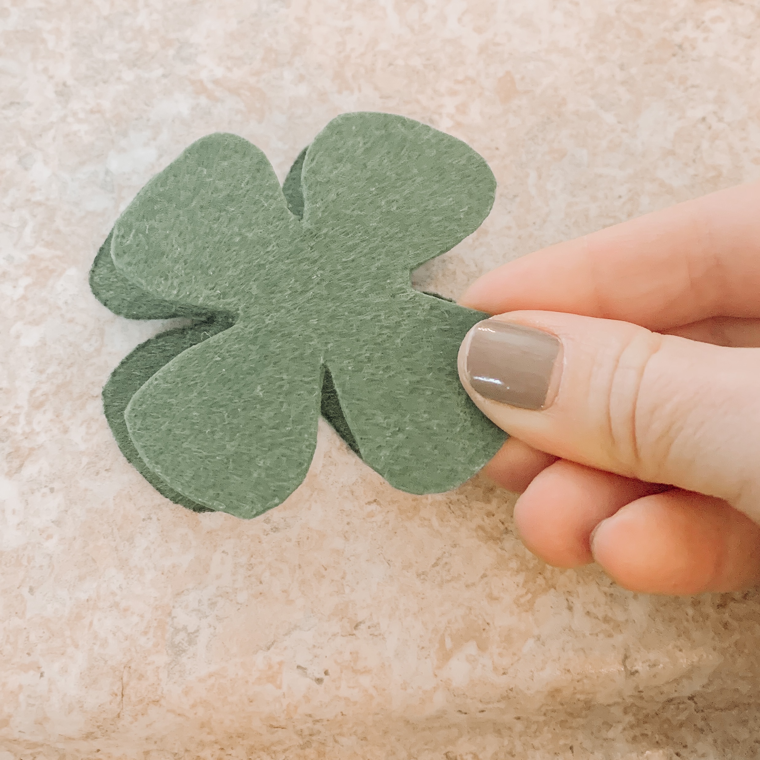 DIY Felt Shamrock Garland The Patient Mom