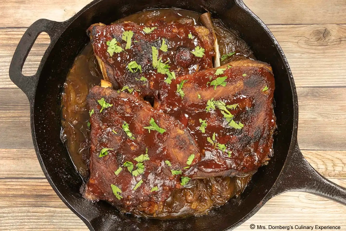 Cooking Class Cast Iron Barbecue Ribs Mrs. Dornberg's Culinary
