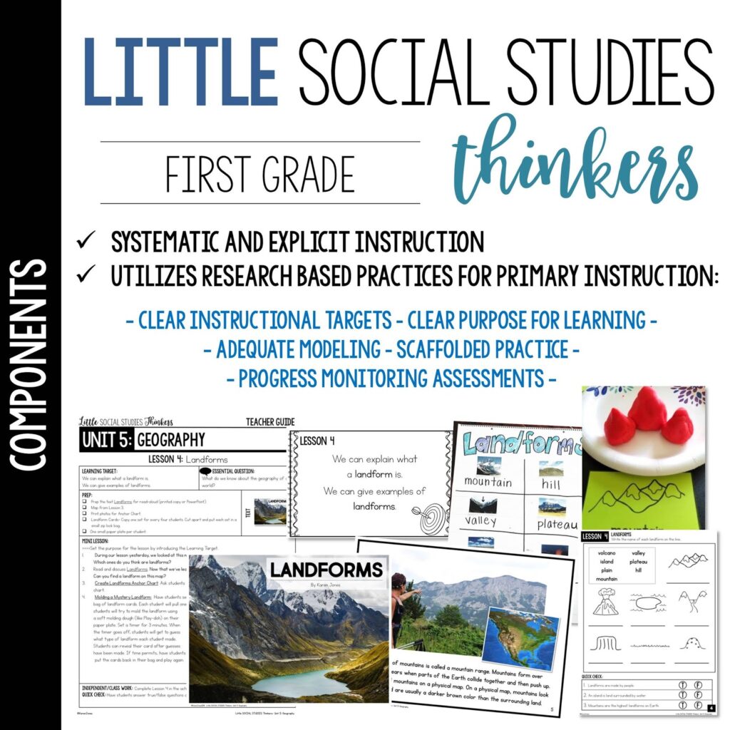 First Grade Social Studies Curriculum – Mrs Jones's Class