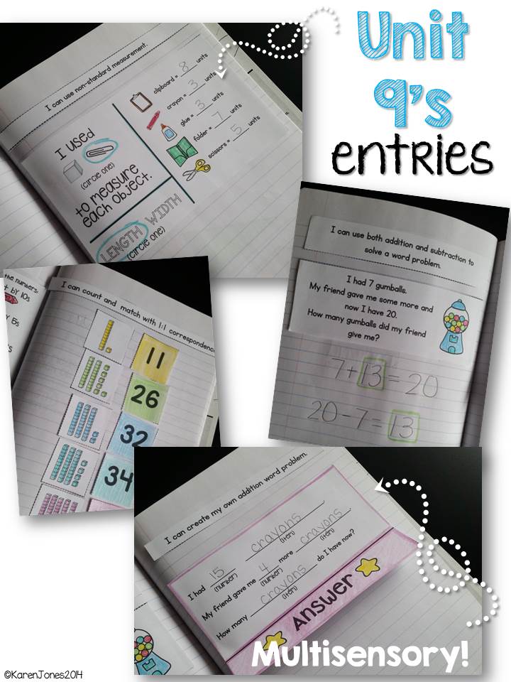 Interactive Math Notebook for 1st Grade Mrs Jones's Class