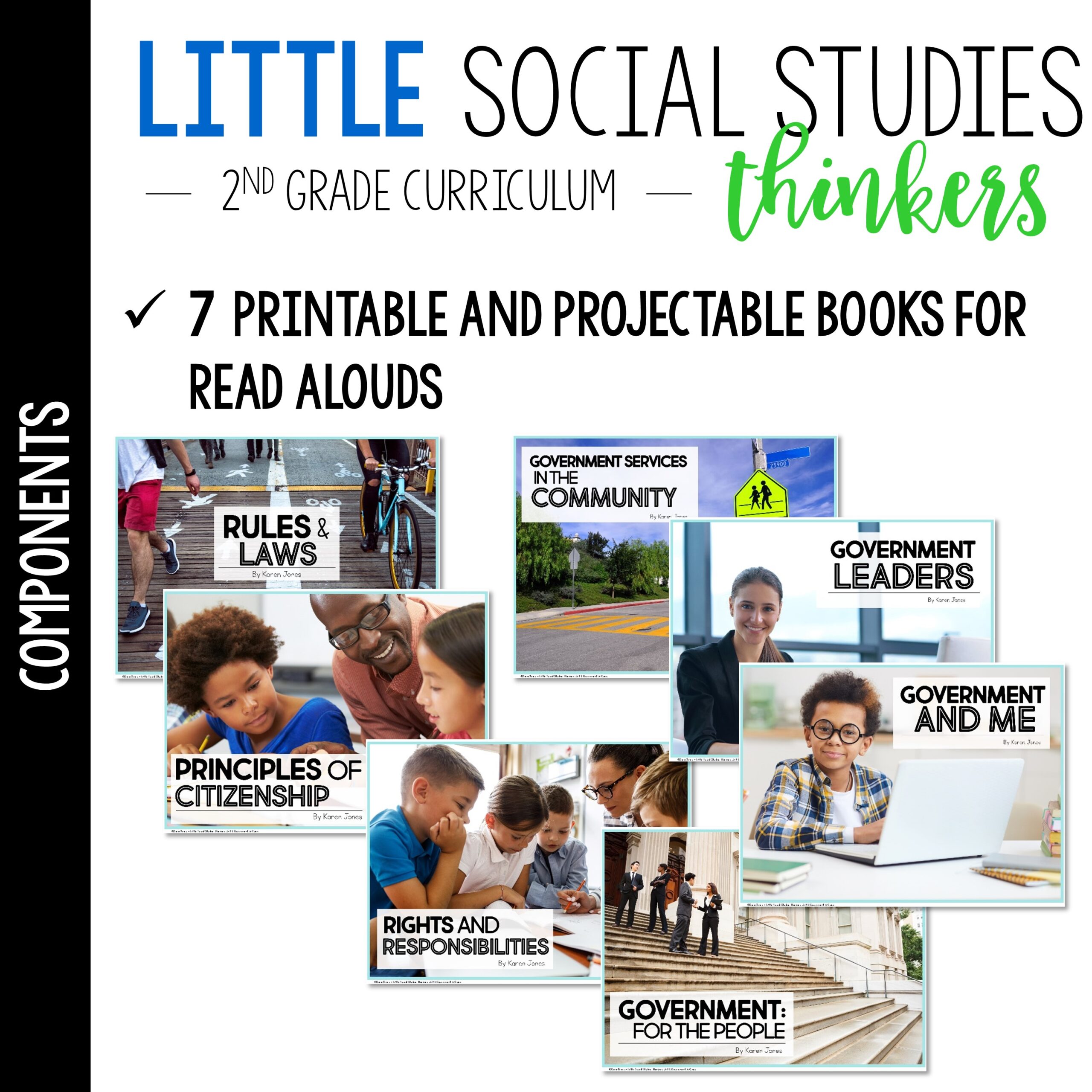 Little 2nd grade SOCIAL STUDIES {Unit 1 Government & Civics} Mrs