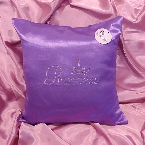 PRINCESS SATIN CUSHION Mrs Sparkles Online Store