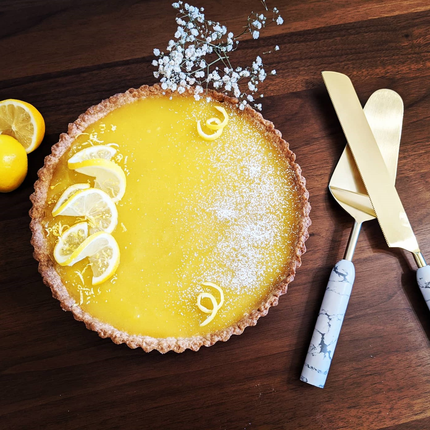 Olive Oil Lemon Tart MrsSpatuLama
