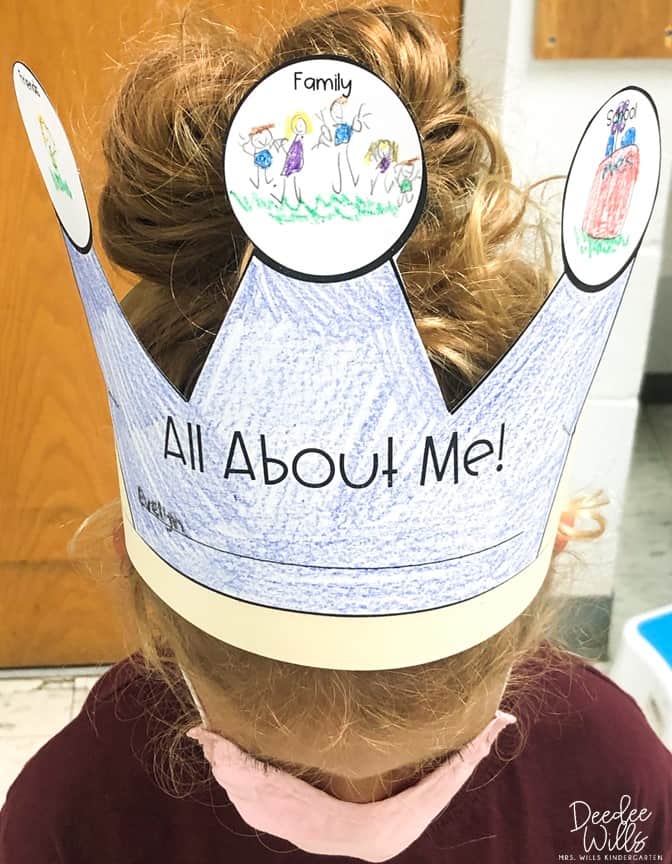 All About Me: Back to School Activities for Kindergarten