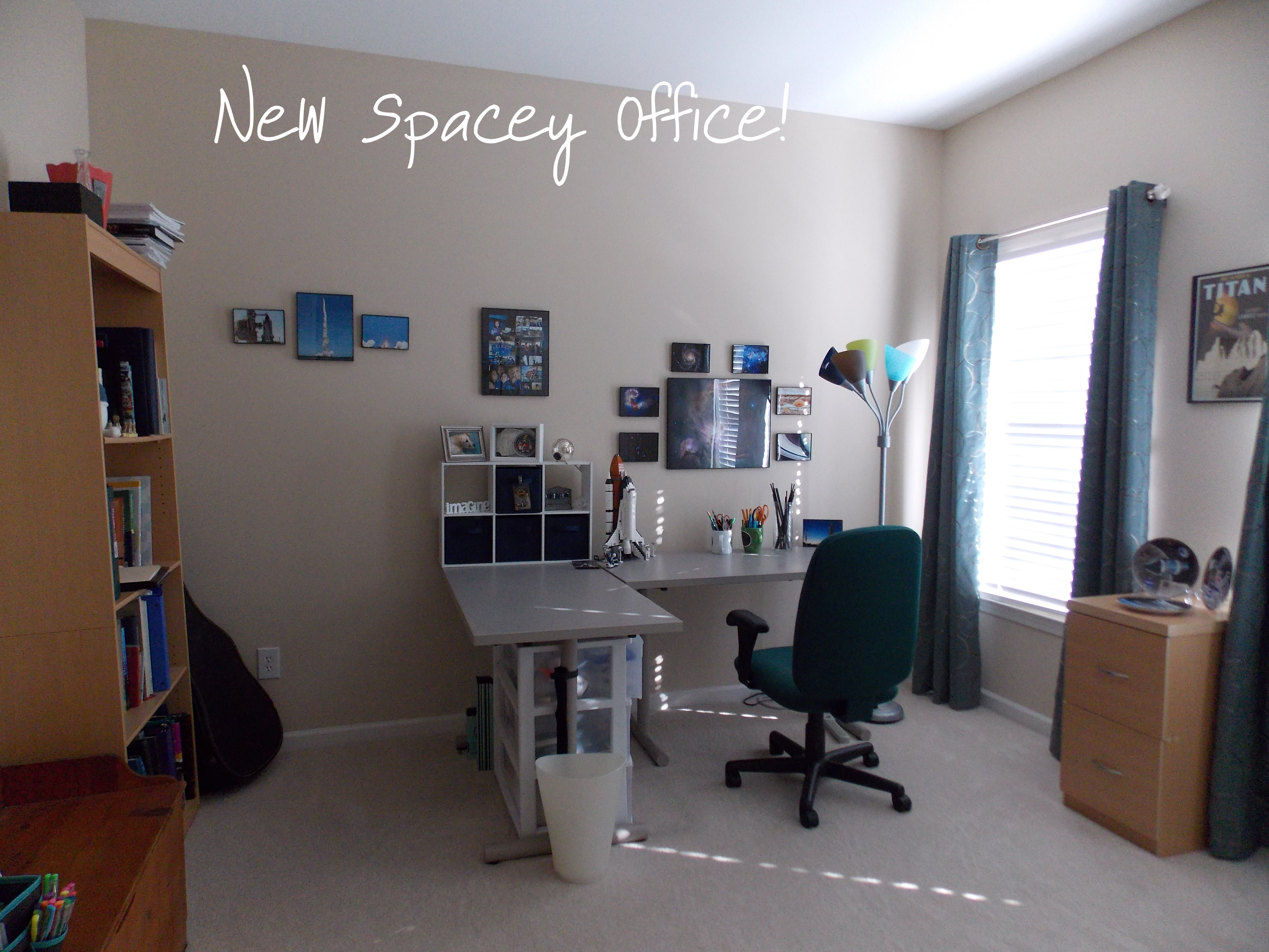 Getting inspired at home Creating a space themed office » Stretching Forward