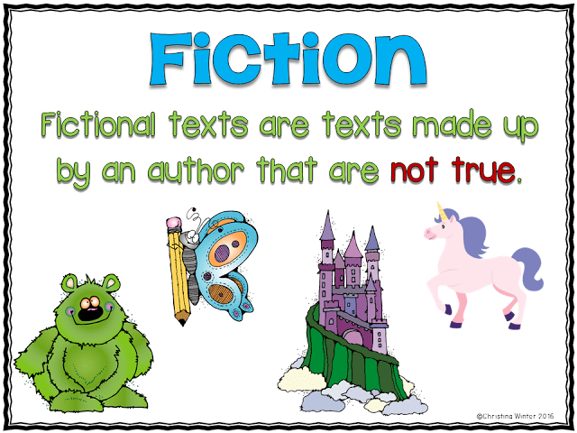 Fiction VS. Nonfiction Teaching Ideas Mrs. Winter's Bliss