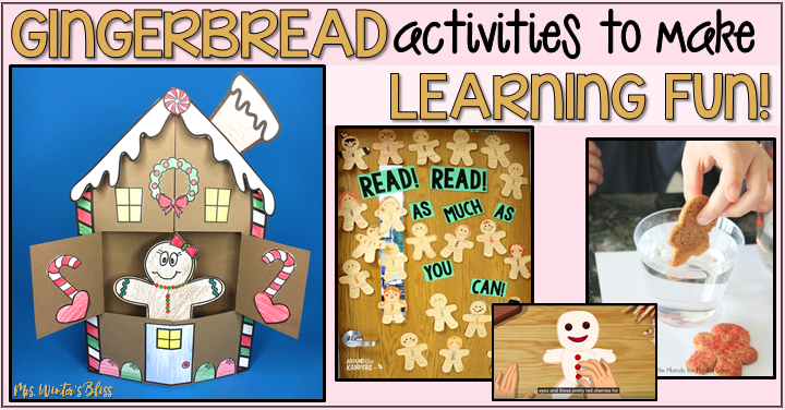 Gingerbread Man Activities to make Learning Fun! - Mrs. Winter's Bliss