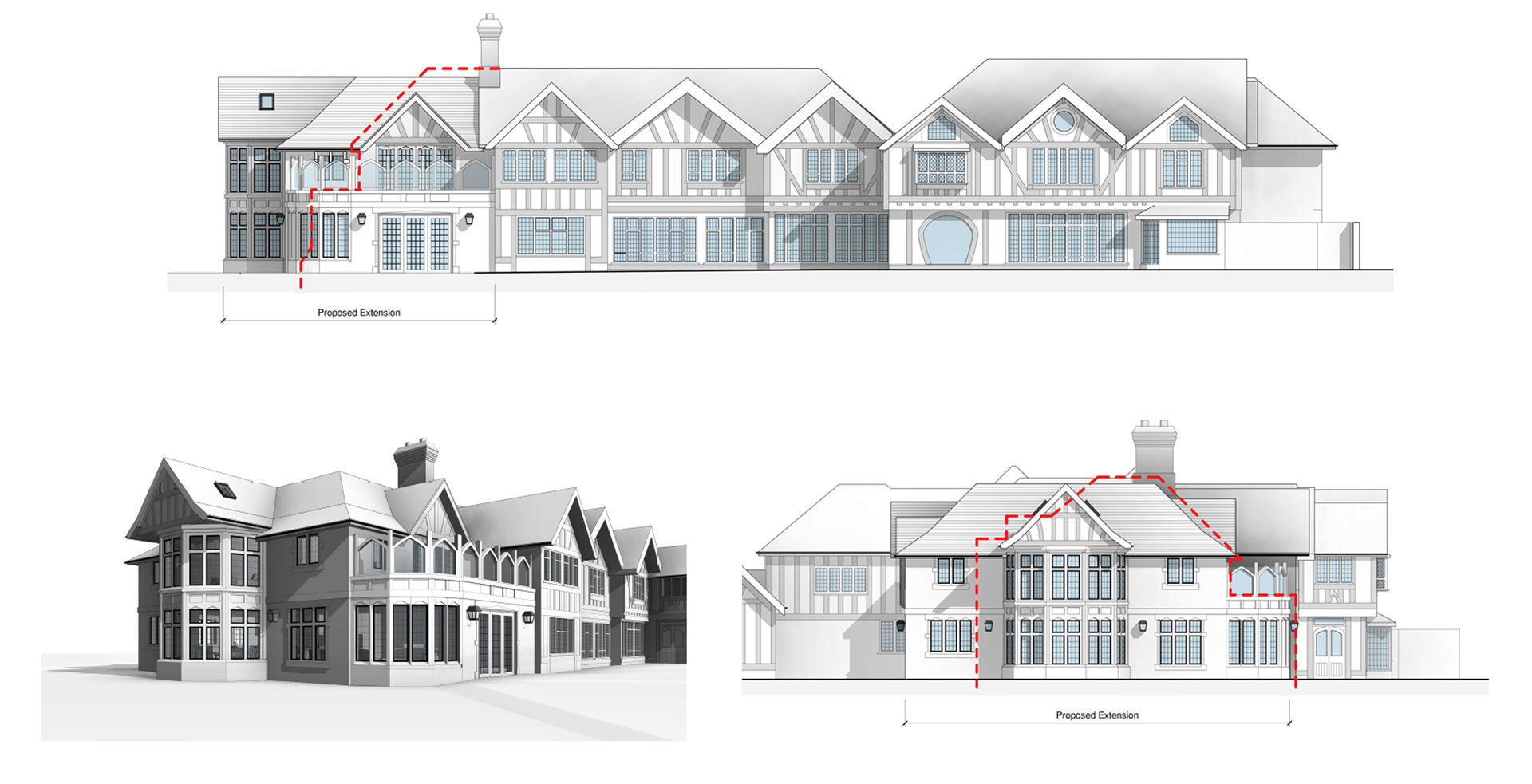 Planning Permission granted for a substantial extension of a grand