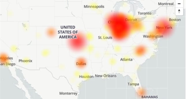 Spectrum Cable Outage Map Spectrum Outage Map • Is The Service Down MR Techi