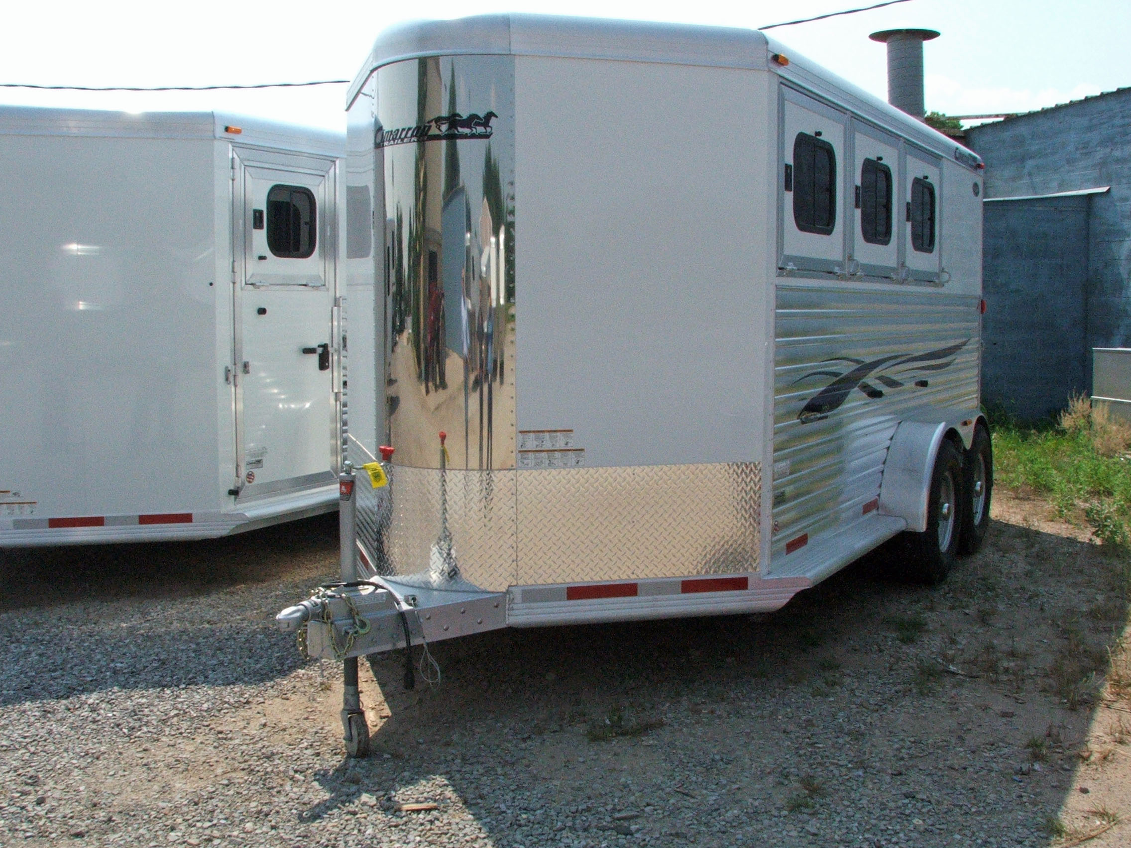 Cimarron Custom Premium Aluminum Horse Trailers made in USA, for horse
