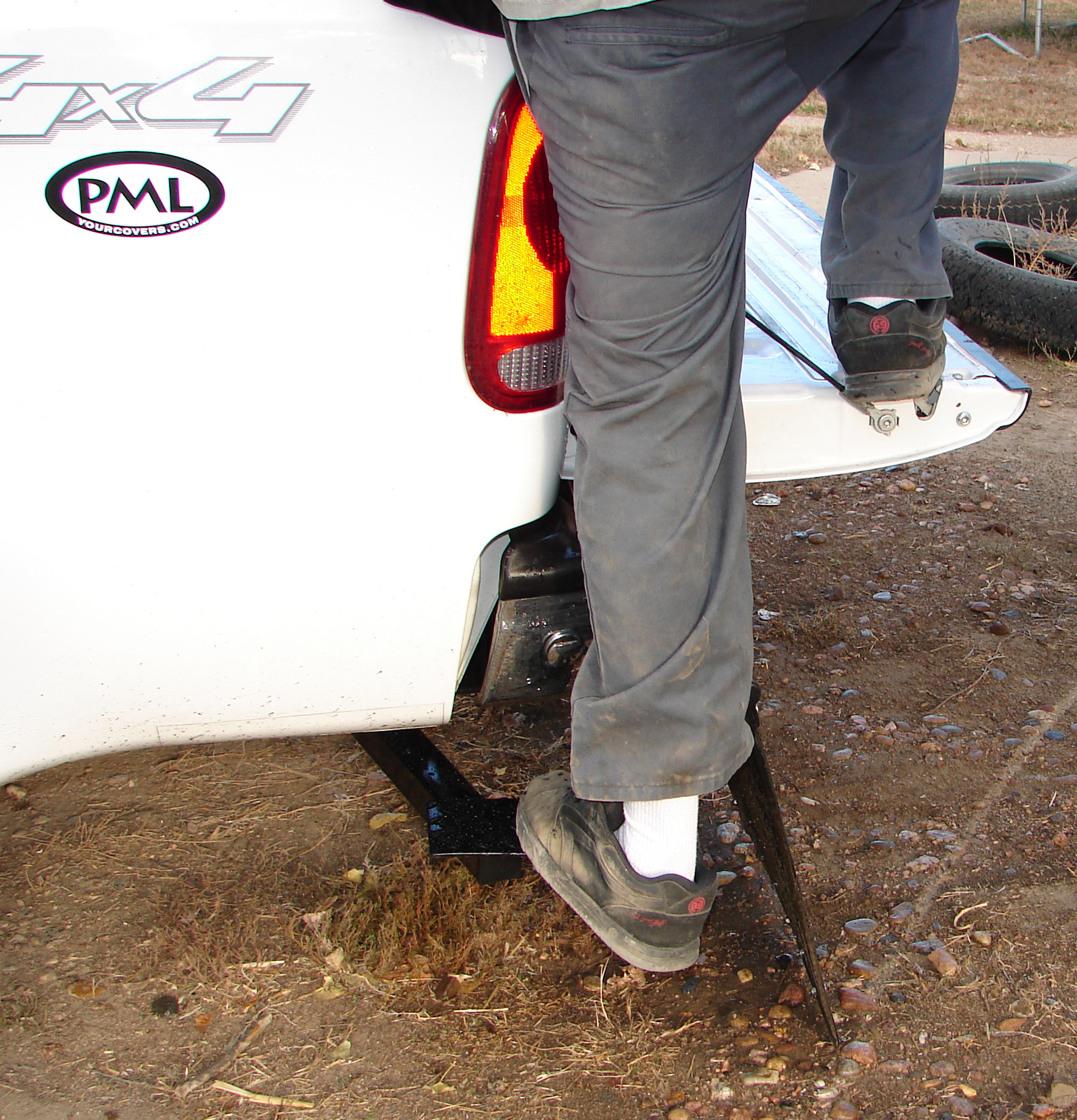 Best Steps save your knees climbing in your truck bed MrTrailer