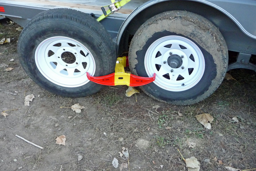 Trailer locks and hitch safe to