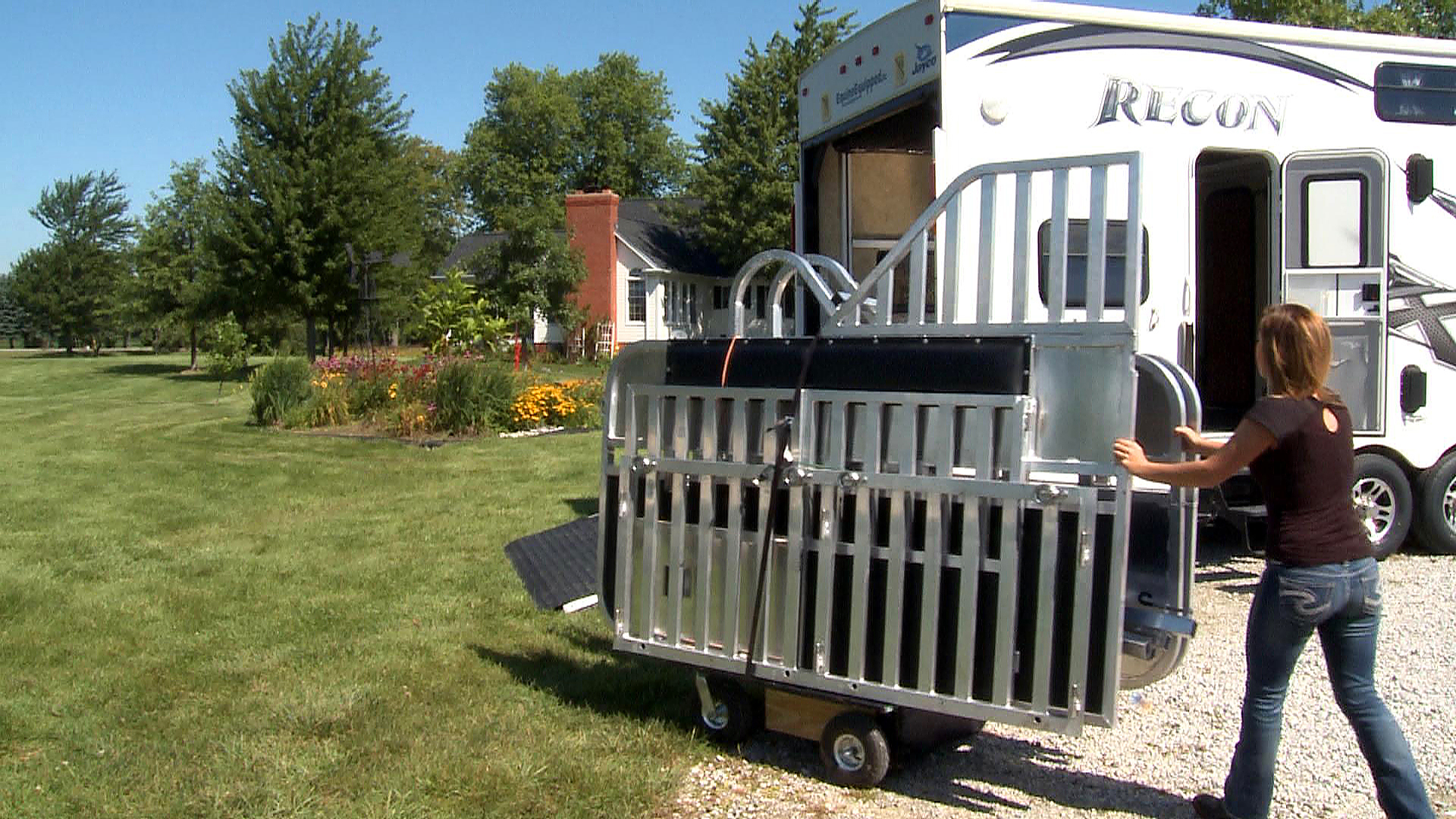 Stable Boy Module Horse Stall for your Toy Hauler RV