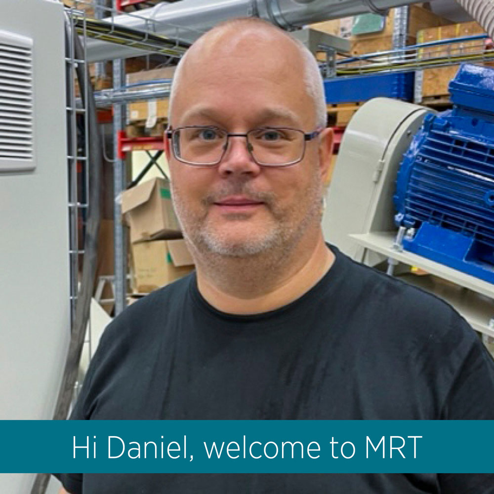 Daniel is new Production and Technical Service Manager at MRT System